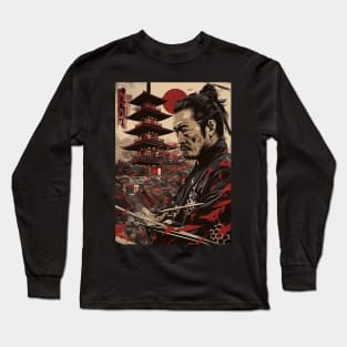 Samurai Warrior Long Sleeve T-Shirt